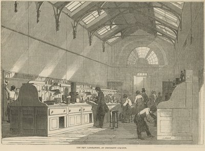 Il nuovo laboratorio, al London College da James Archer